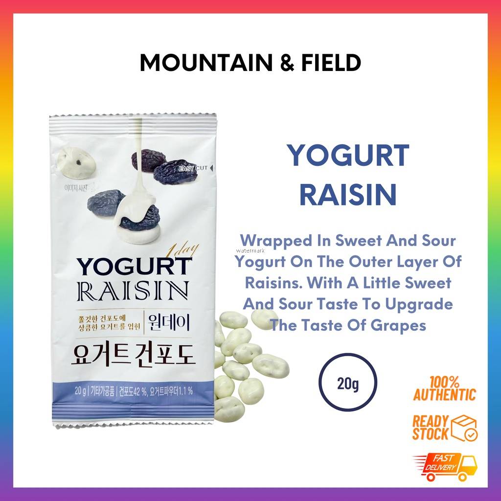 MOUNTAIN & FIELD Yogurt Raisin 20g