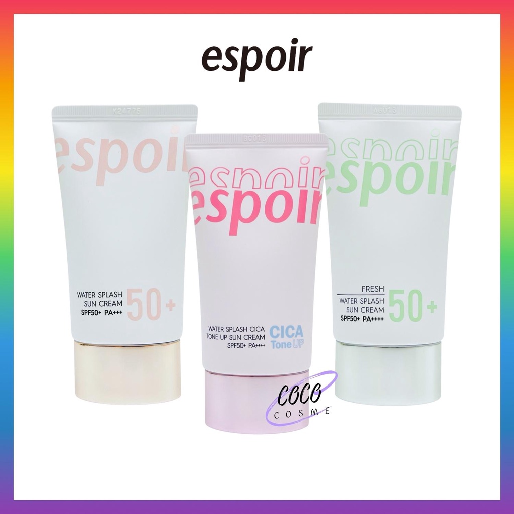 ESPOIR Water Splash Cica Tone Up Sun cream Fresh Sun Cream (20ml